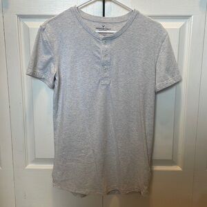 American Eagle Outfitters Short Sleeve Tee Light Gray Adult XS